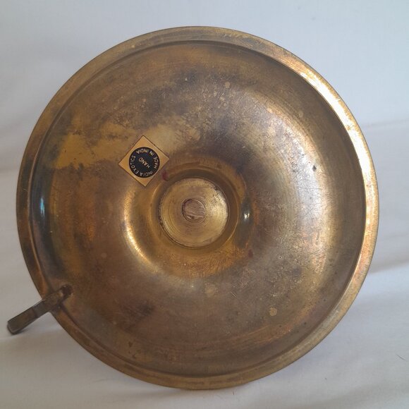 VTG Brass Chamberstick Candle Holder by "India Exotics" - Picture 2 of 6